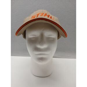STIHL Outfitters Apparel (OSFM) Tan Khaki Strap Back Cap/Hat